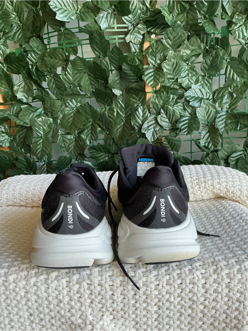 Hoka Black and White Cushioned Running Shoes
Size: Women’s 8 EE - Picture 7 of 10